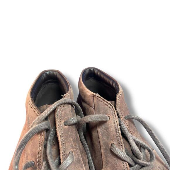 ECCO Soft 7 Casual Sneakers Shoes Whiskey Brown Leather Mens Size 45 US 11 - Picture 3 of 9